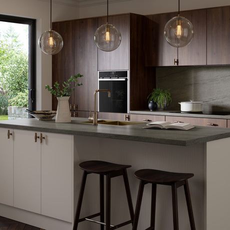 Bushboard Omega Classic Silver Granite Kitchen Worktops Stone Finish