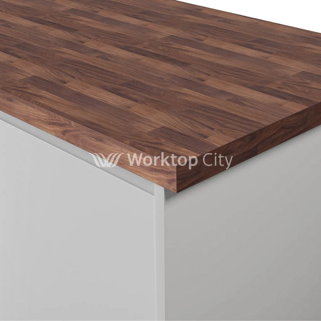 Deterra Solid American Walnut Real Wood Kitchen Upstand