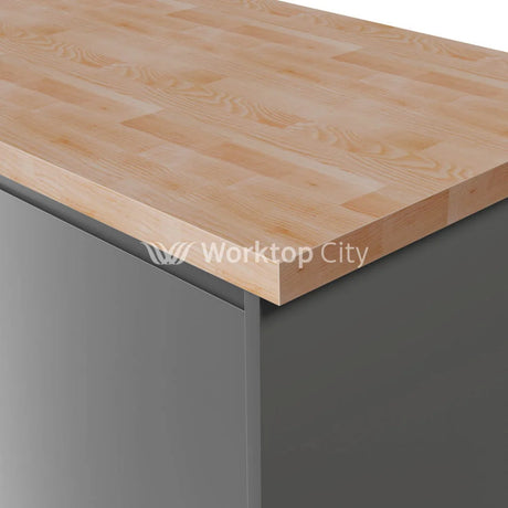 Deterra Solid Ash Wood Kitchen Worktops 40Mm (T)