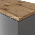 Deterra Solid Full Stave Oak Real Wood Kitchen Upstand