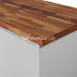 Deterra Solid Iroko Real Wood Kitchen Upstand