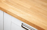 Deterra Solid Oak Real Wood Kitchen Worktops 22mm (T)