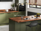 Deterra Solid Walnut Real Wood Kitchen Upstand