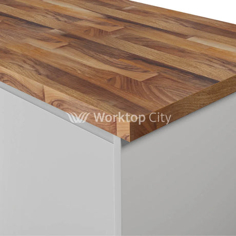 Deterra Solid Walnut Real Wood Kitchen Upstand