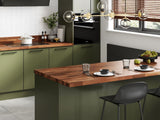 Deterra Solid Walnut Real Wood Kitchen Upstand