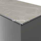 Duropal Compact Worktop S63069CM Cracked Marble Plaster - Grey Core