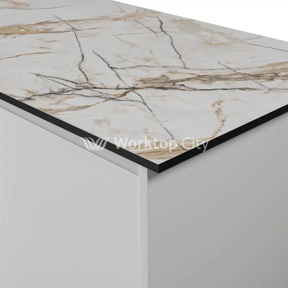 Duropal Compact Worktop S63075CM Romeo - Black Core 4.1mtr Worktop - 4100mmx640mmx12mm