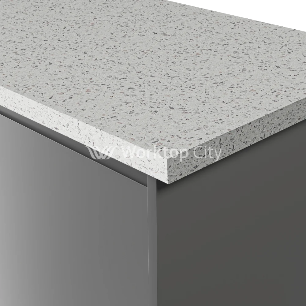 Duropal Kitchen Worktops F73009BR Quartz Stone - Square Edge - Brightstone Finish