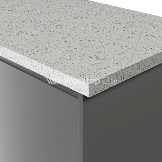 Duropal Kitchen Worktops F73009BR Quartz Stone - Square Edge - Brightstone Finish