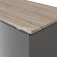 Duropal Kitchen Worktops R20039RT Sonoma Oak Grey - Square Edge - Rustic Wood Finish Square Edge Worktop- 4100mm x