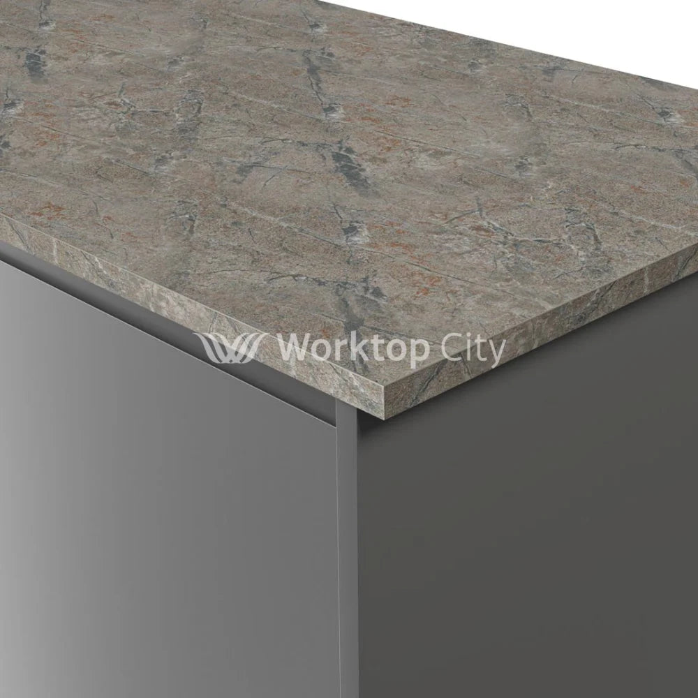 Duropal Kitchen Worktops S63021MS Breccia Paradiso - Enhanced Semi Matt Finish Square Edge Worktop - 4100mm x 640mm x