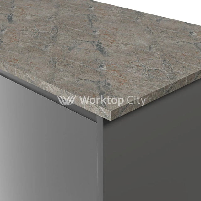 Duropal Kitchen Worktops S63021MS Breccia Paradiso - Enhanced Semi Matt Finish Square Edge Worktop - 4100mm x 640mm x