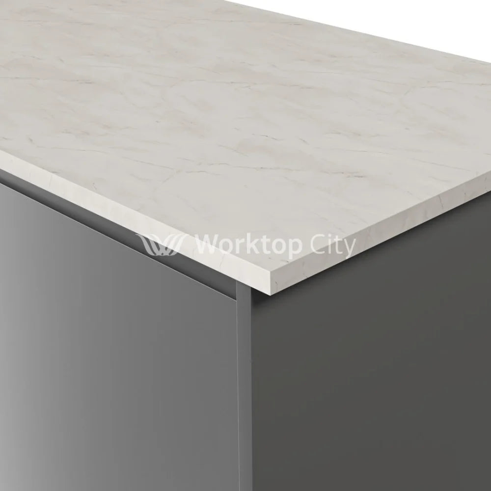Duropal Kitchen Worktops S63045SD India White - Sandpearl Finish Square Edge Worktop - 4100mm x 640mm x 20mm
