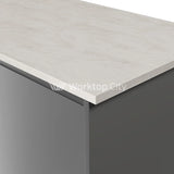 Duropal Kitchen Worktops S63045SD India White - Sandpearl Finish Square Edge Worktop - 4100mm x 640mm x 20mm