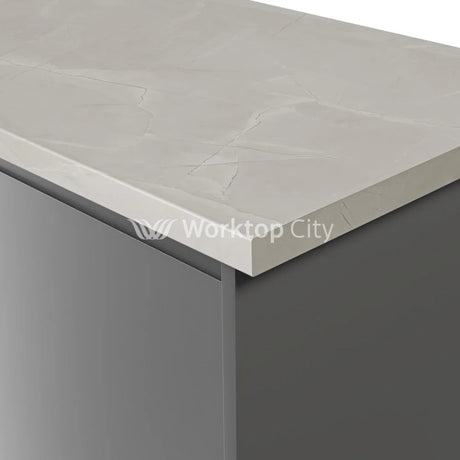 Duropal Kitchen Worktops S63069CA Cracked Marble Plaster - Ceramo Finish 2mtr Worktop - 2050mmx600mmx38mm