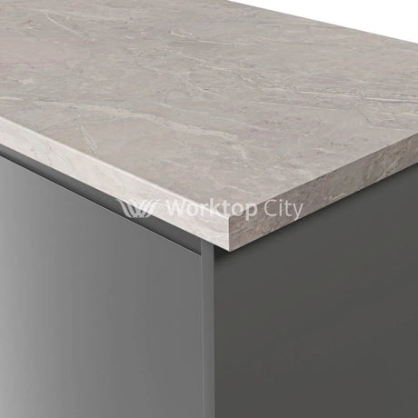 Egger F074 St75 Light Grey Valmasino Marble Postformed Edge