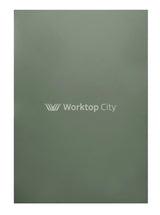 Fenton Painted (Laser Edged) Slab Reed Green- Replacement Kitchen Doors SAMPLE PRODUCTS 140mm x 295mm Sample (Free P&P)