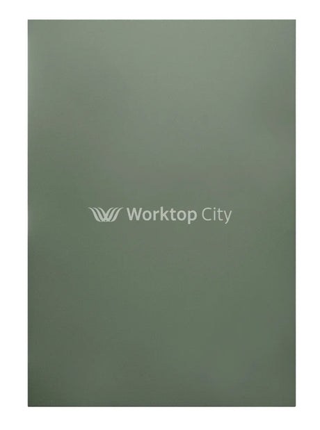 Fenton Painted (Laser Edged) Slab Reed Green- Replacement Kitchen Doors SAMPLE PRODUCTS 140mm x 295mm Sample (Free P&P)