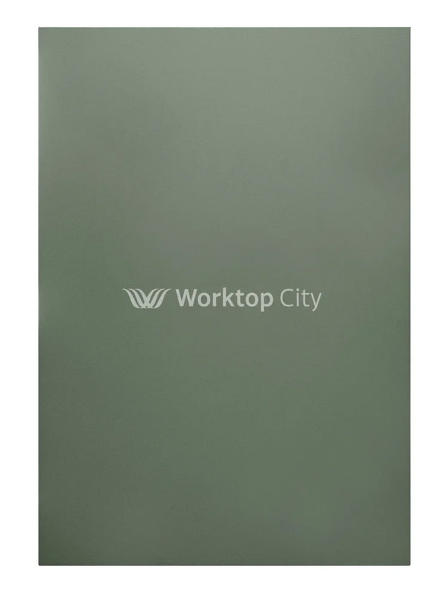 Fenton Painted (Laser Edged) Slab Reed Green- Replacement Kitchen Doors SAMPLE PRODUCTS 140mm x 295mm Sample (Free P&P)