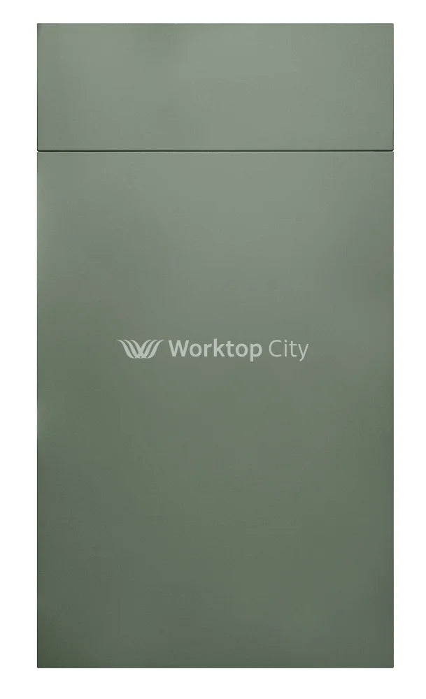 Fenton Painted (Laser Edged) Slab Reed Green- Replacement Kitchen Doors SAMPLE PRODUCTS
