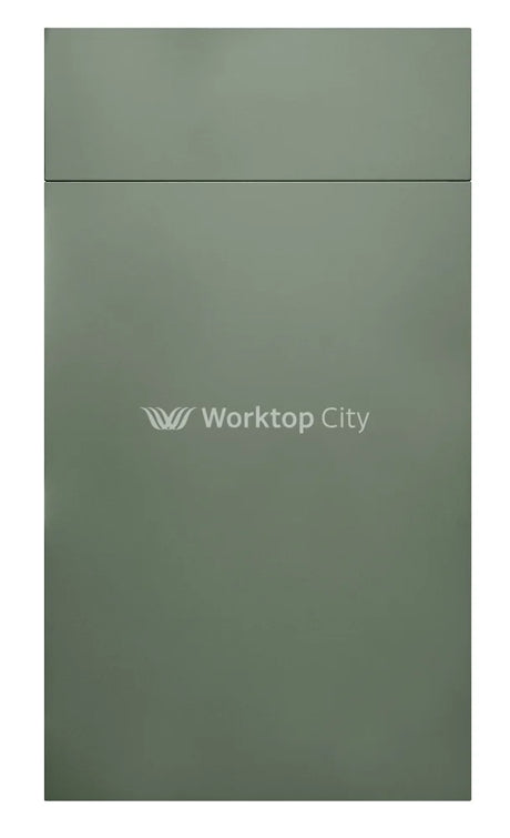 Fenton Painted (Laser Edged) Slab Reed Green- Replacement Kitchen Doors SAMPLE PRODUCTS