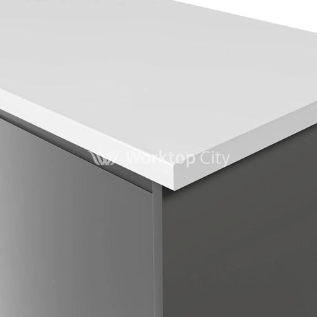 Formica Axiom Pp6340 Crisp White Laminate Kitchen Worktops - Gloss Finish