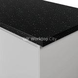 Formica Axiom Pp7682Pet Platinum Black Laminate Kitchen Worktops - Finish