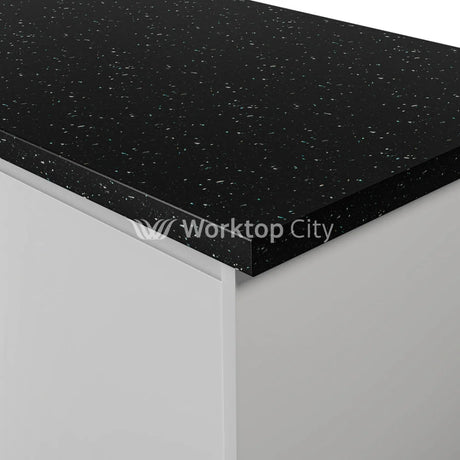 Formica Axiom Pp7682Pet Platinum Black Laminate Kitchen Worktops - Finish