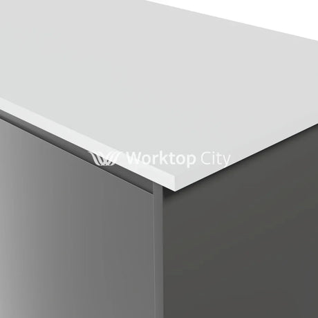 Formica Originals PP6340 Crisp White 22mm Square Edge Laminate Kitchen Worktop - Essence Finish