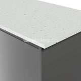 Formica Originals PP7680 Platinum White 22mm Square Edge Laminate Kitchen Worktops - Platinum Etchings Finish