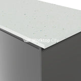 Formica Originals PP7680 Platinum White 22mm Square Edge Laminate Kitchen Worktops - Platinum Etchings Finish