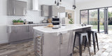 Vogue Slab Dust Grey Gloss- Replacement Kitchen Doors (495mm High)