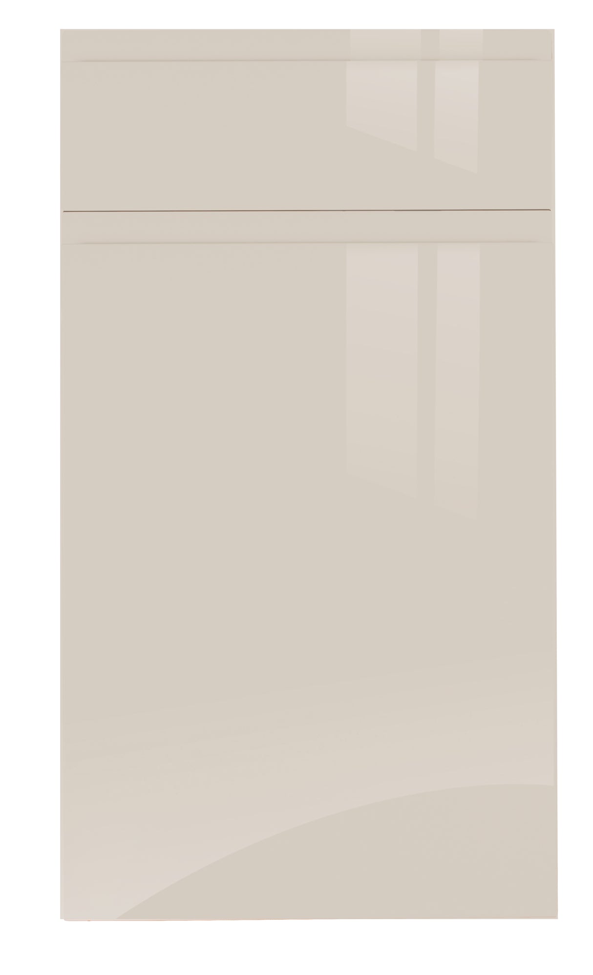 JAY Handle Less Cashmere Gloss J Pull- Replacement Kitchen Door/Drawer Front (283mm High)