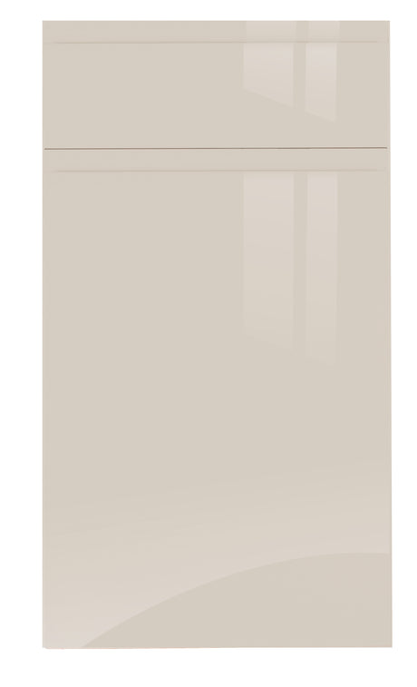 JAY Handle Less Cashmere Gloss J Pull- Replacement Kitchen Doors (715mm High)