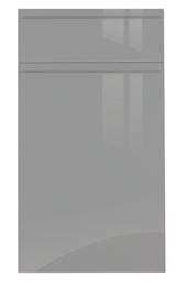 JAY Handle Less Dust Grey Gloss J Pull- Replacement Kitchen Doors (645mm High)