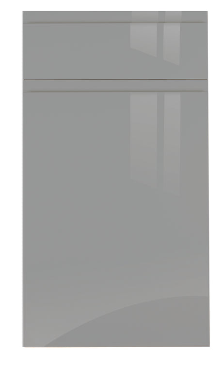 JAY Handle Less Dust Grey Gloss J Pull- Replacement Kitchen Doors (715mm High)
