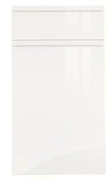JAY Handle Less White Gloss J Pull- Replacement Kitchen Doors (End Panel)