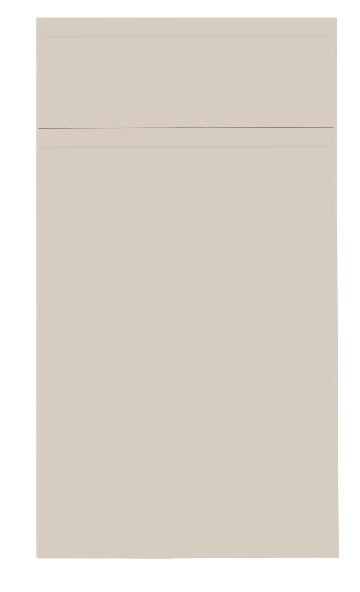 Jay Handle Less Cashmere Supermatt J Pull- Replacement Kitchen Drawer Front (175mm High)