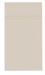 Jay Handle Less Cashmere Supermatt J Pull- Replacement Kitchen Drawer Front (175mm High)