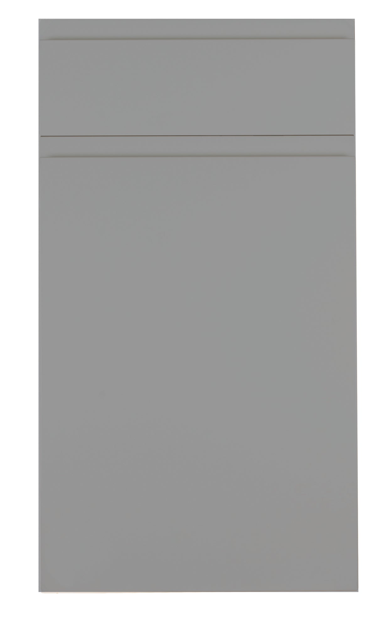 JAY Handle Less Dust Grey Supermatt J Pull- Replacement Kitchen Doors (645mm High)