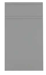 JAY Handle Less Dust Grey Supermatt J Pull- Replacement Kitchen Doors (645mm High)
