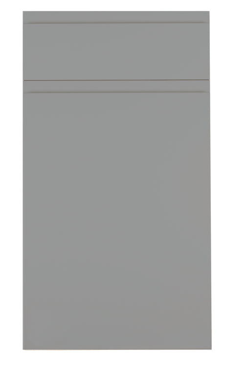 JAY Handle Less Dust Grey Supermatt J Pull- Replacement Kitchen Drawer Fronts/Oven Filler Panel (110mm High)