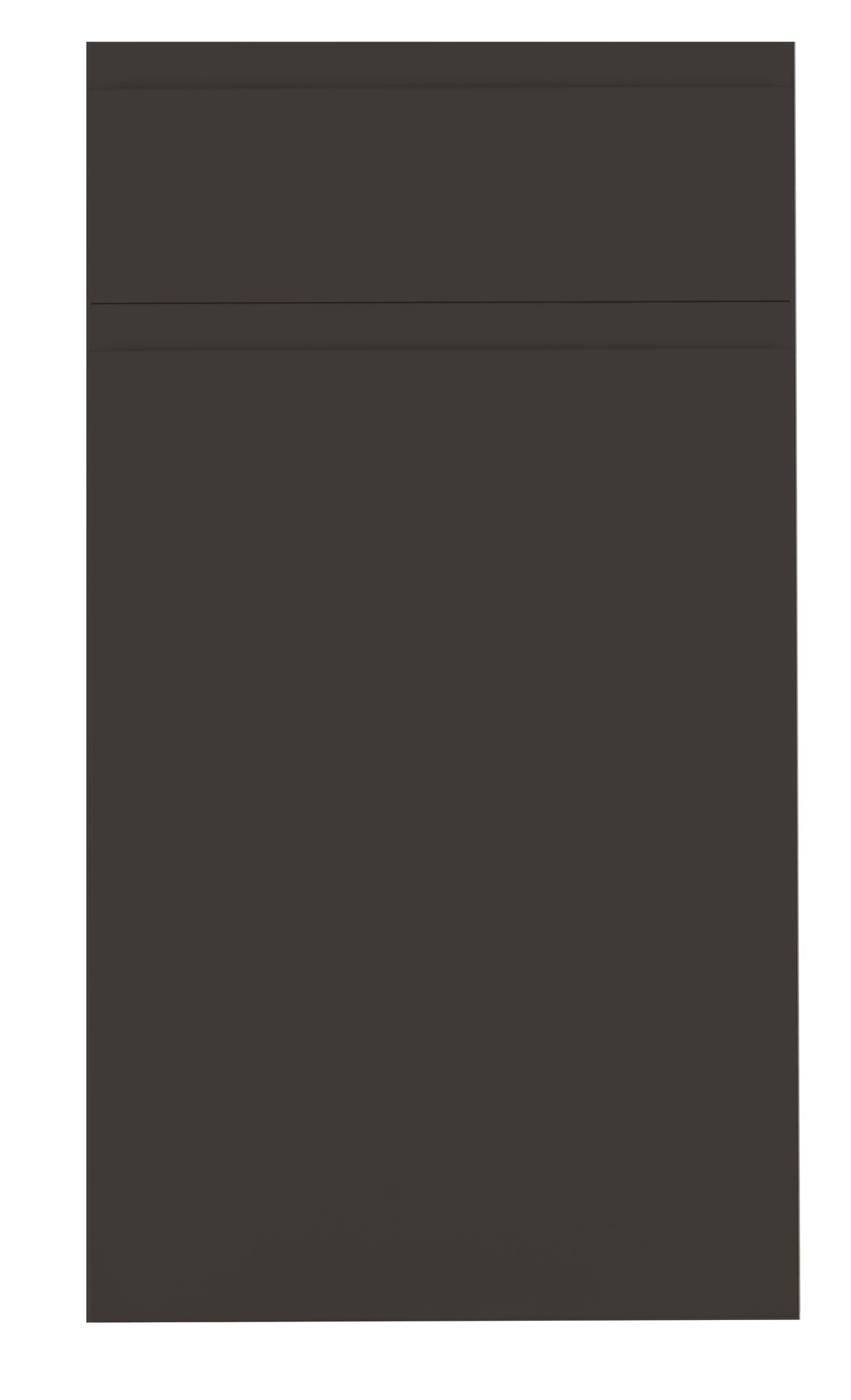 JAY Handle Less Graphite Supermatt J Pull- Replacement Kitchen Drawer Front (140mm High)