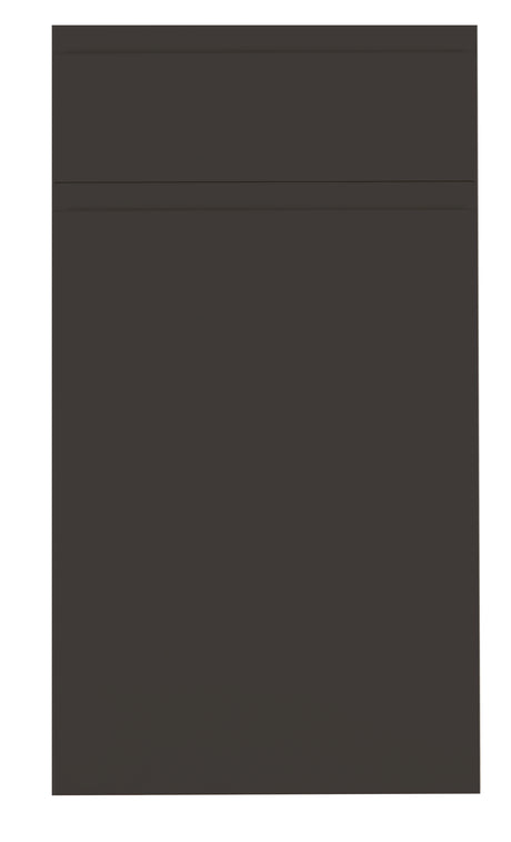 JAY Handle Less Graphite Supermatt J Pull- Replacement Kitchen Drawer Fronts/Oven Filler Panel (110mm High)