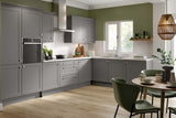 KITCHEN KIT FLATPACK SHAKER ULTRA MATT DUST GREY 1000 BASE UNIT BLIND CORNER