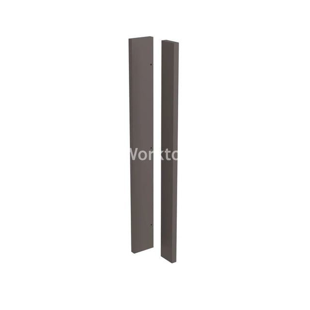 Kitchenkit Flatpack J Pull Super Gloss Graphite 720 Corner Post