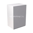 Kitchenkit Flatpack J Pull Super Gloss Light Grey 600 Wall Boiler Housing