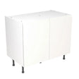 Kitchenkit Flatpack J Pull Super Gloss White 1000 Base Unit