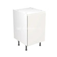 Kitchenkit Flatpack J Pull Super Gloss White 500 Base Unit