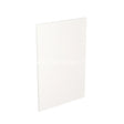 Kitchenkit Flatpack J Pull Super Gloss White 600 Panel Base End